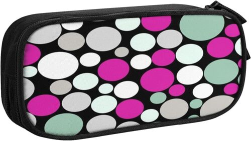 Trousse À Crayons Fantaisie Flocons De Neige Vacances De Noël, Grande Capacité Grande Pochette Porte-Stylo
