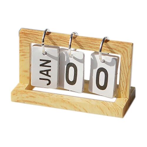 1/6 1/12 Simulation Mini Calendrier Modèle Pour Ob11 Bjd Décoration De Meubles, Couleur De Bûche