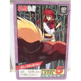 Carte / Carddass Yu Yu Hakusho Power Level Numéro 161