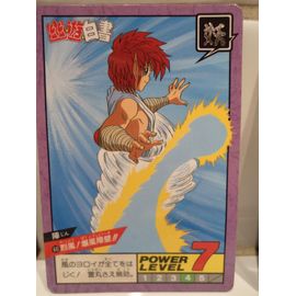 Carte / Carddass Yu Yu Hakusho Power Level Numéro 60
