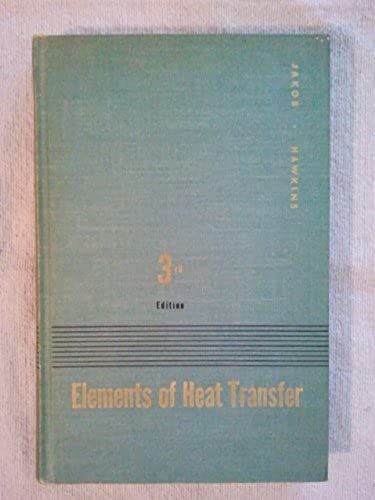 Elements Of Heat Transfer
