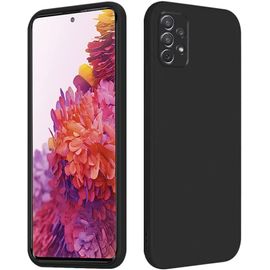 Compatible Avec Coque Samsung A53 5g Silicone Souple Etui Samsung Galaxy A53 5g Antichoc Bords Droits Ultra Mince Housse De Protection Samsung A53 5g Noir