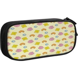 Trousse À Crayons Joueurs Ballon De Football Éclaboussures, Grande Capacité Grande Pochette Porte-Stylo