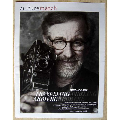 Paris Match N°3472, Coupure De Presse, Steven Spielberg