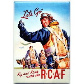 Ww2 - Magnet - Let's Go - Fly And Fight With The Rcaf
