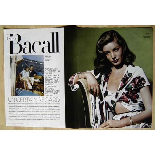 Paris Match N°3405, Coupure De Presse, Lauren Bacall