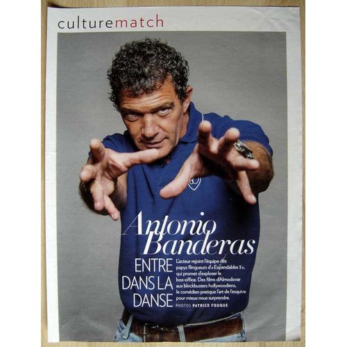Paris Match N°3405, Coupure De Presse, Antonio Banderas