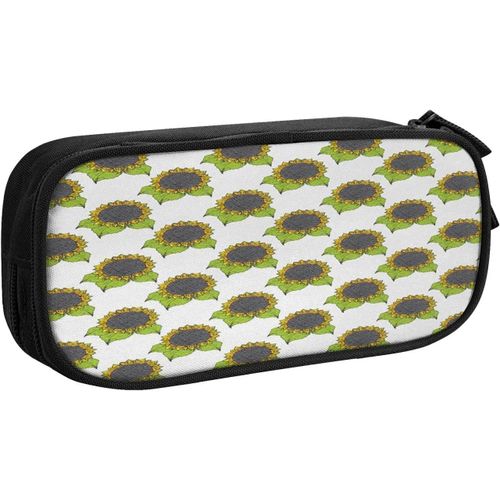 Trousse À Crayons Ballon De Rugby Sur Té De Frappe, Grande Capacité Grande Pochette Porte-Stylo