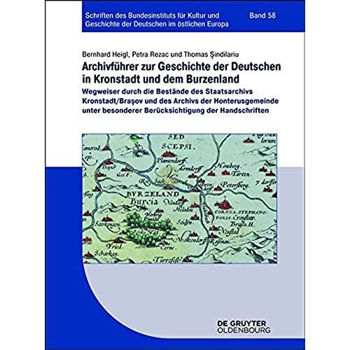 Archivführer Zur Geschichte Der Deutschen In Kronstadt