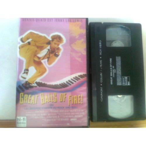 Cassette Vidéo Vhs - Great Balls Of Fire - Dennis Quaid