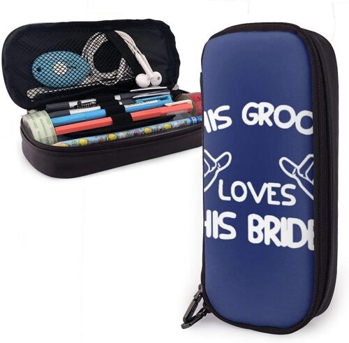 Trousse ¿¿ Crayons Ce Mari¿¿ Aime Sa Mari¿¿E Trousse ¿¿ Crayons Organiseur De Grande Capacit¿¿ Sac De Papeterie Double Fermet