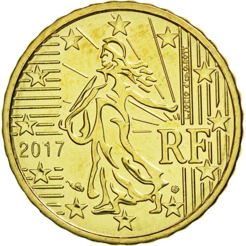 France, 20 Euro Cent Centimes, 2017 Sous Capsule