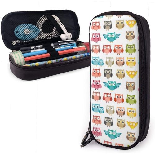 Organisateur Papeterie Sac Mignon Hibou Dr?Le Motif Hibou Trousse ¿¿ Crayons Double Fermetures ¿¿ Glissi¿¿Re Trousse ¿¿ Cray