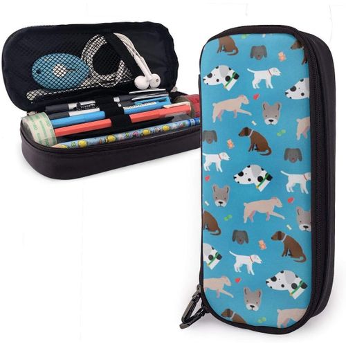 Trousse ¿¿ Crayons Mignon Chien Et Visage De Chien Pochette ¿¿ Crayons L¿¿Ger Organisateur Papeterie Sac Compartiments Sac ¿¿ Cra