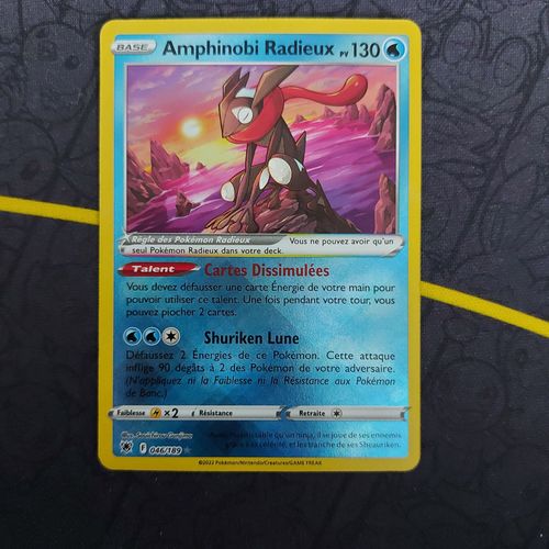 Carte Pokémon Amphinobi Radieux 46/189 - Eb10 Astres Radieux