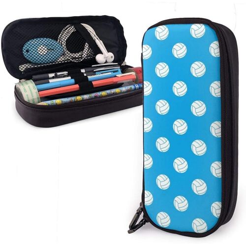 Noir Et Blanc Volleyball Balles Trousse Grande Capacit¿¿ Pen Pencil