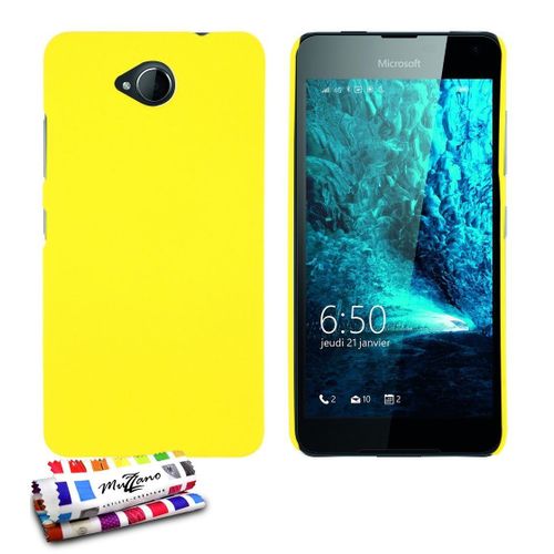 Coque Rigide Microsoft Lumia 650 Jaune " Pearls " Ultra-Slim (B35)