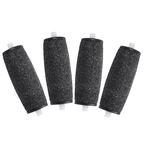 4pcs / Lot Tetes De Rouleau De Remplacement Pour Machine A Pedicure A Pied Electrique Lisse De Velours Dissolvant De Callosites De La Peau Morte Outil De Soin Des Pieds 