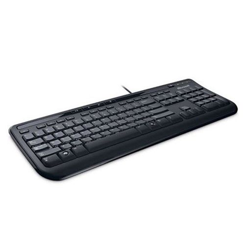 Clavier PC Azerty Noir USB Microsoft Keyboard 600 1366 ANB-00001 105 Touches