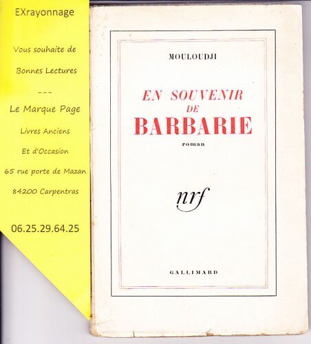 En Souvenir De Barbarie