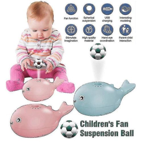 Drôle De Jouets Électriques Flottants Blow Ball Avec Musique Mignon Baleine Jouet Éducatif