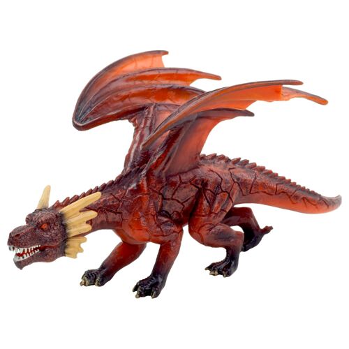 Jouet Figurine Mythique - Dragon Rouge Feu - Planète Des Animaux