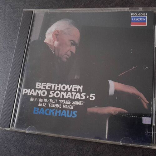 Wilhelm Backhaus - Beethoven - Piano Sonatas 5 N° 9,10,11 Et 12 - London Import Japon