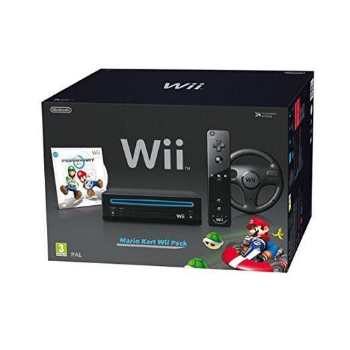 Nintendo Pack Wii Noire Mario Kart
