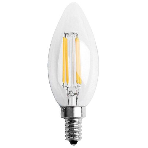 E12 4w Edison Bougie Flamme Filament Led Ampoule Lampe 10 * 3.5cm - Snngv