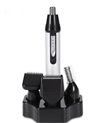 Hilewa Tondeuse Nez Et Oreilles 12,8 X 2 Cm, Tondeuse À Barbe, Tondeuse À Sourcils, Rasoir Électrique 4 En 1 Pour Poils Du Visage, Rechargeable Par Usb, Étanche, Lames À Double Tranchant Pour 