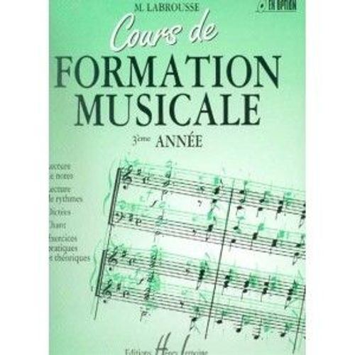 Cours De Formation Musicale 3ème Année Labrousse