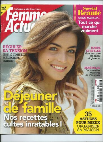 Femme Actuelle 06/04/2020 Petula Clark, Louis Chédid, Dionysos , Agnès Obel