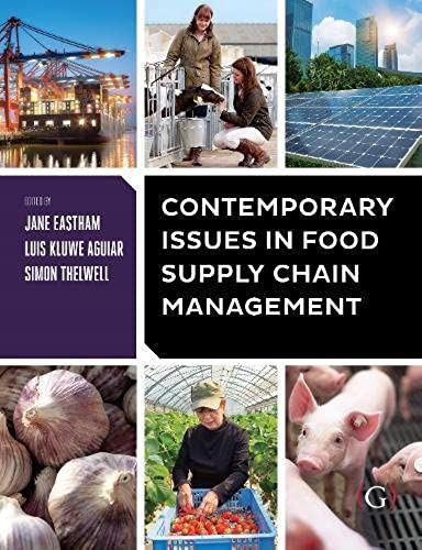 Contemporary Issues In Food Supply Chain Management