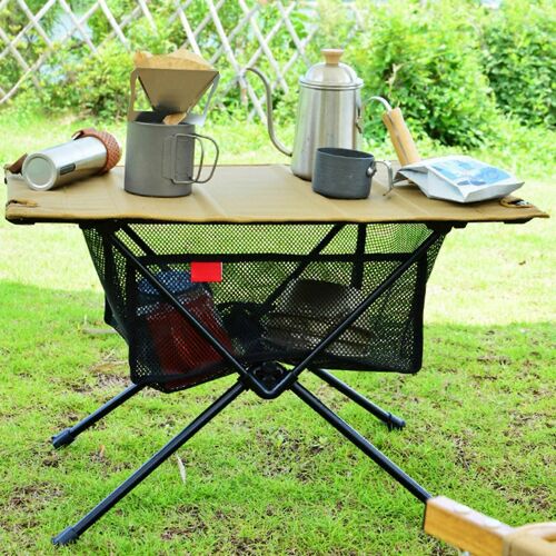 Panier de rangement de pique-nique Pendu Mesh Pouch Organisateur d'équipement de camping à l'extérieur