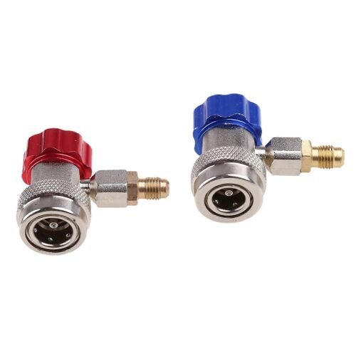 2x A/C R134a Adaptateur De Collecteur Connecteur Haut & Bas Latéral Set