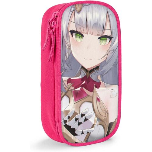 Genshin Impact Noelle Trousse ¿¿ Crayons Grande Capacit¿¿ Pochette Pour Stylo Rose[5576]