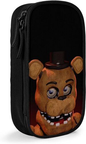 Five Nights At Freddy's Pencil Case Multi Layer Portable Pen Pouch Noir[5598]