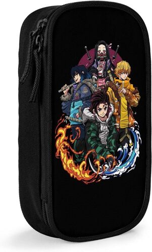 Demon Slayer Anime Trousse D Impression Personnalis¿¿E Noir[5329]