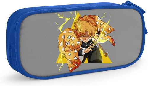 Trousse ¿¿ Crayons Zenitsu Agatsuma Demon Slayer Bleu[5297]