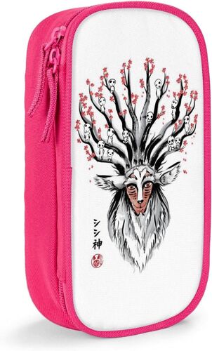 Princess Mononoke Anime Trousse ¿¿ Crayons D Impression Personnalis¿¿E Rose[4665]