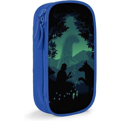 Princess Mononoke Trousse ¿¿ Crayons D Impression Personnalis¿¿E Bleu[4409]