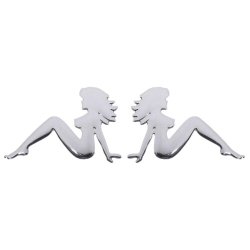 Logo De L'emblème De L'emblème De Décoration De Véhicule De Voiture Lady