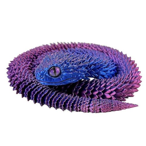 3d Viper Multi-Joint Mobile 3d Serpent Flexible Figure Articulée Modèle Cadeau Cadeau 3d Cadeau E