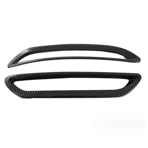 Pour Hatchback 2023 Voiture Fibre De Carbone Arrière Brouillard Lampe Lampe Couvercle Trim Foglight Bezel Frame