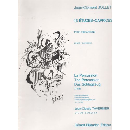 Jc Jollet Etudes Pour Percussion Vibraphone
