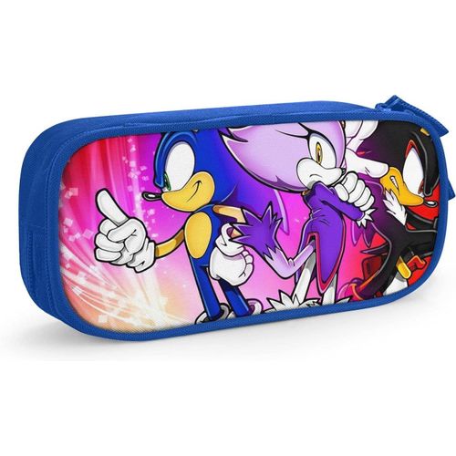 Sonic The Hedgehog Pencil Pen Case Widepen Bag Blue[107]