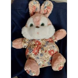 Lapin Vieux Rose À Fleurs Nounours