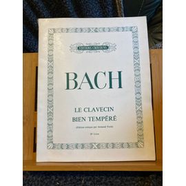 Jean-Sébastien Bach Le Clavier Bien Tempéré Livre 2 Partition Piano Ed. Choudens