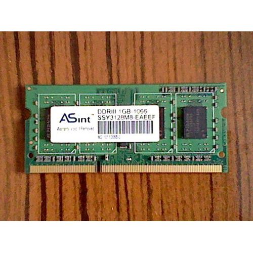 ASint - DDRIII 1 GB-1066 SSY3128M8-EAEEF