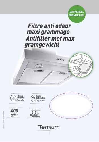 FILTRE ANTI ODEUR MAXI GRAMMAGE